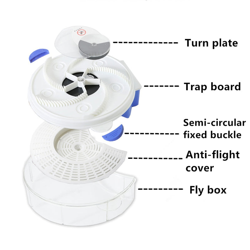 Versão atualizada usb flytrap automático coletor de pragas fly dispositivo armadilha de mosca elétrico, controle de insetos